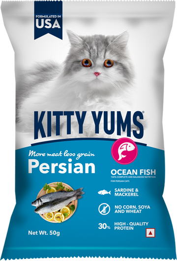Kitty Yums Ocean Fish Persian Cat Dry Food
